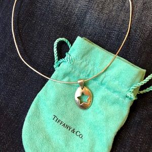 Tiffany & Co star cut out necklace